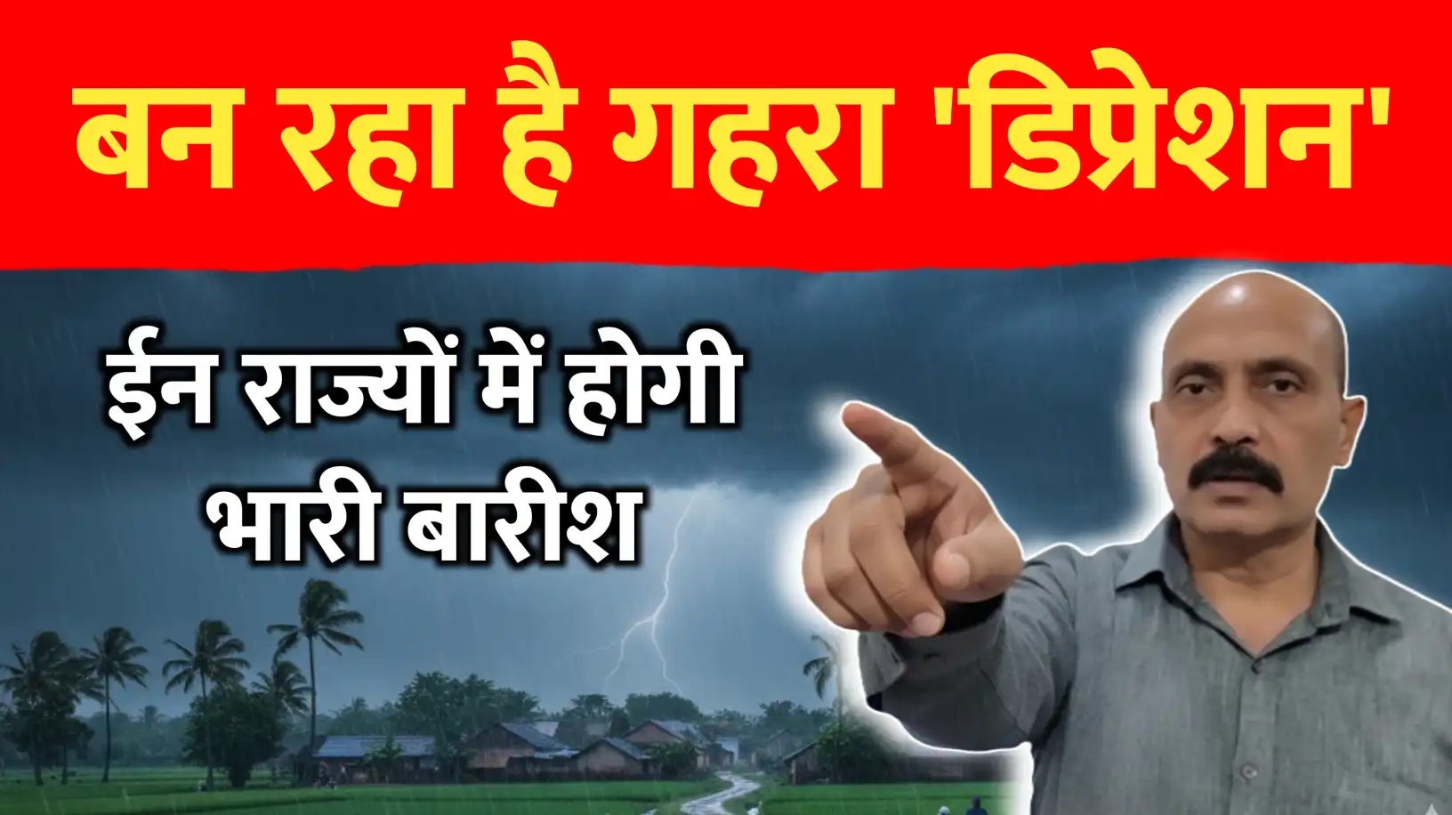 भारी बारिश की चेतावनी